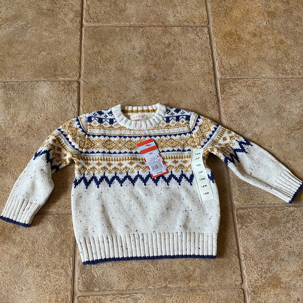 New with tags boys sweater